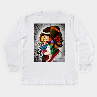 The 9 forms of Shakti -Navadurga- Durga Pujo 2023 Kids Long Sleeve T-Shirt